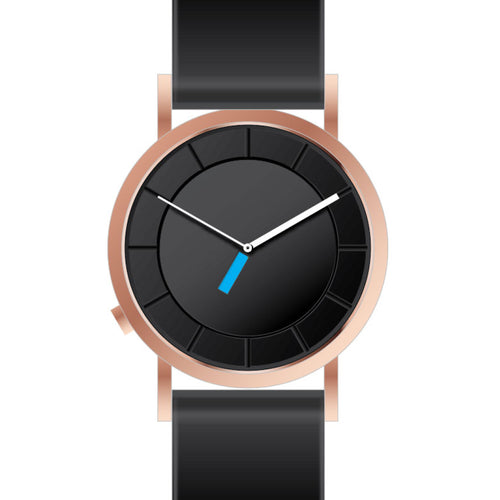 CT02-13(38mm) Matt Rose Gold Case & Rubber Band