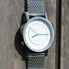 CT02-07(38mm) 全拋光銀色錶殼&amp;網狀錶帶
