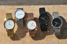 CT02-08(38mm) 全拋光金色錶殼&amp;網狀錶帶